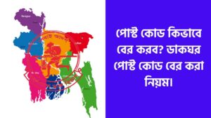 পোস্ট কোড কিভাবে বের করব